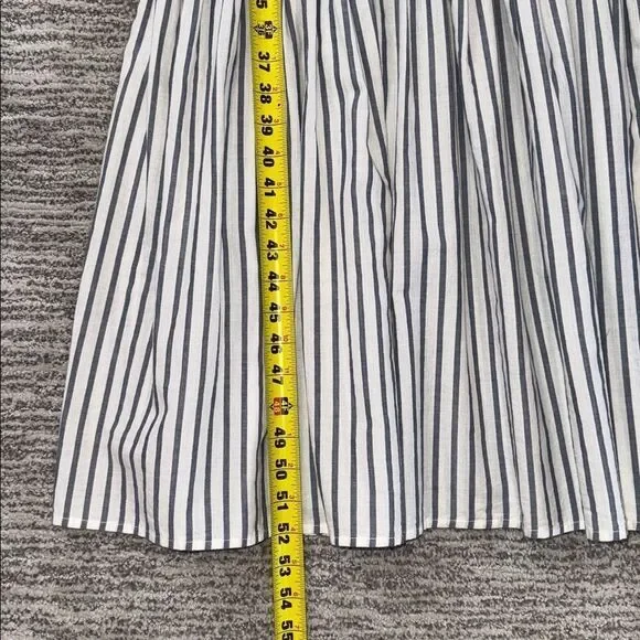 LOVESHACKFANCY THEA DRESS - STRIPE Navy/White Large - Picture 11 of 15